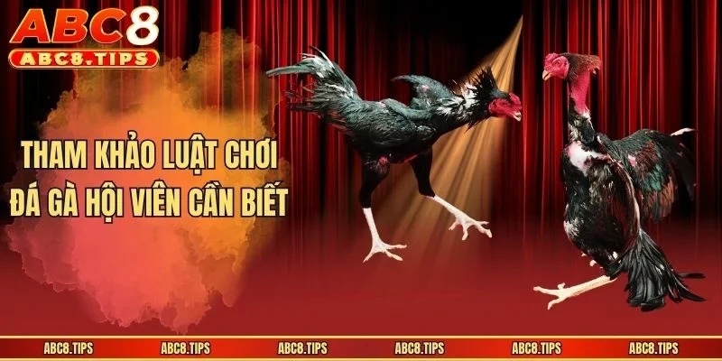 Tham khảo luật chơi đá gà hội viên cần biết